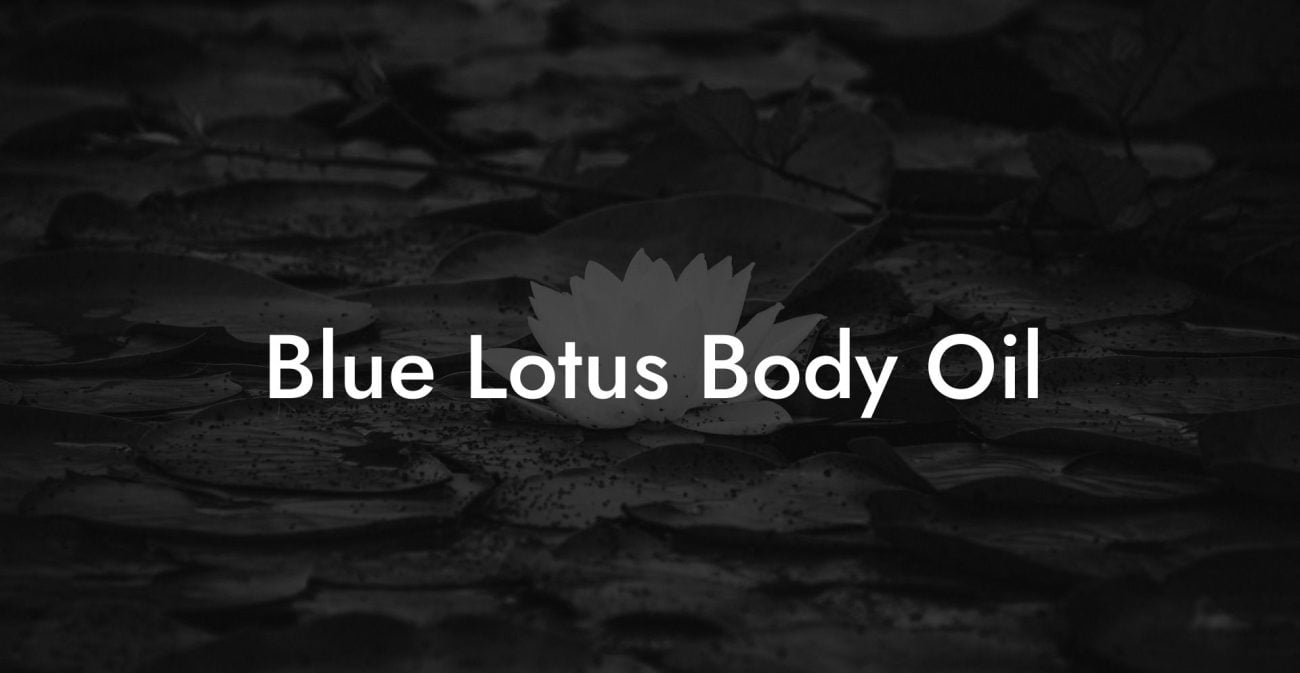 Blue Lotus Body Oil