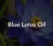 Blue Lotus Oil