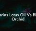 Clarins Lotus Oil Vs Blue Orchid
