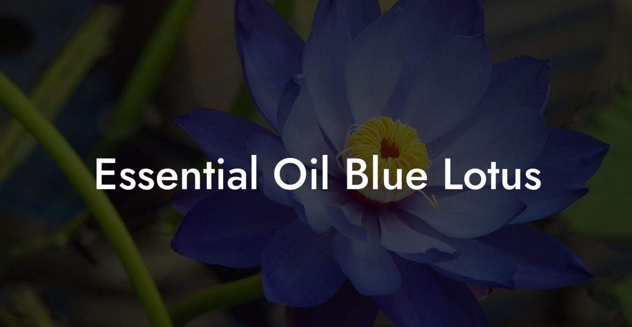 Essential Oil Blue Lotus